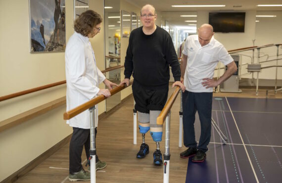 Michael kämpft sich mit dem Team der Moritz Klinik zurück in die Bewegung 