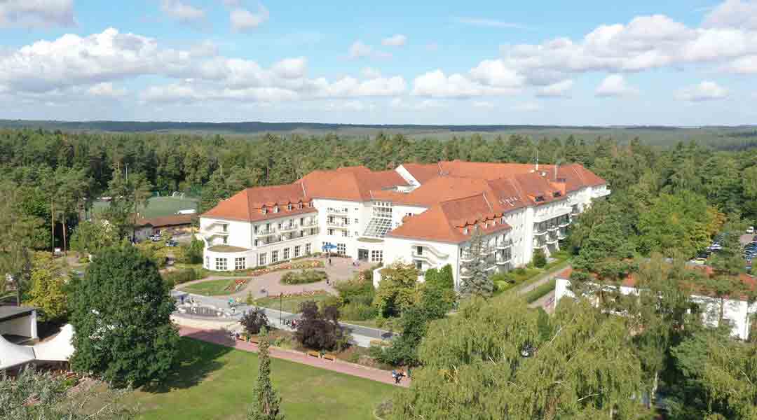 Die Moritz Klinik in der Drohnen Ansicht