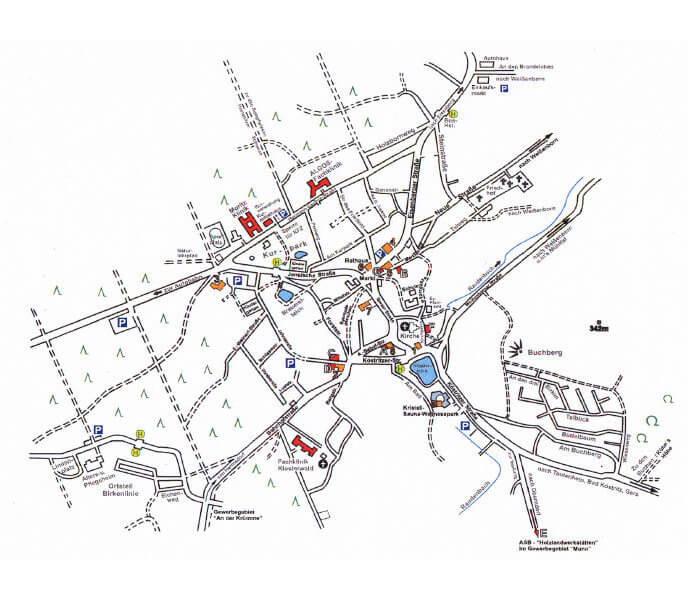 Stadtplan Bad Klosterlausnitz in Thüringen